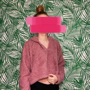 UO Purple Fuzzy Sweater